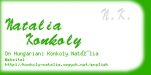 natalia konkoly business card
